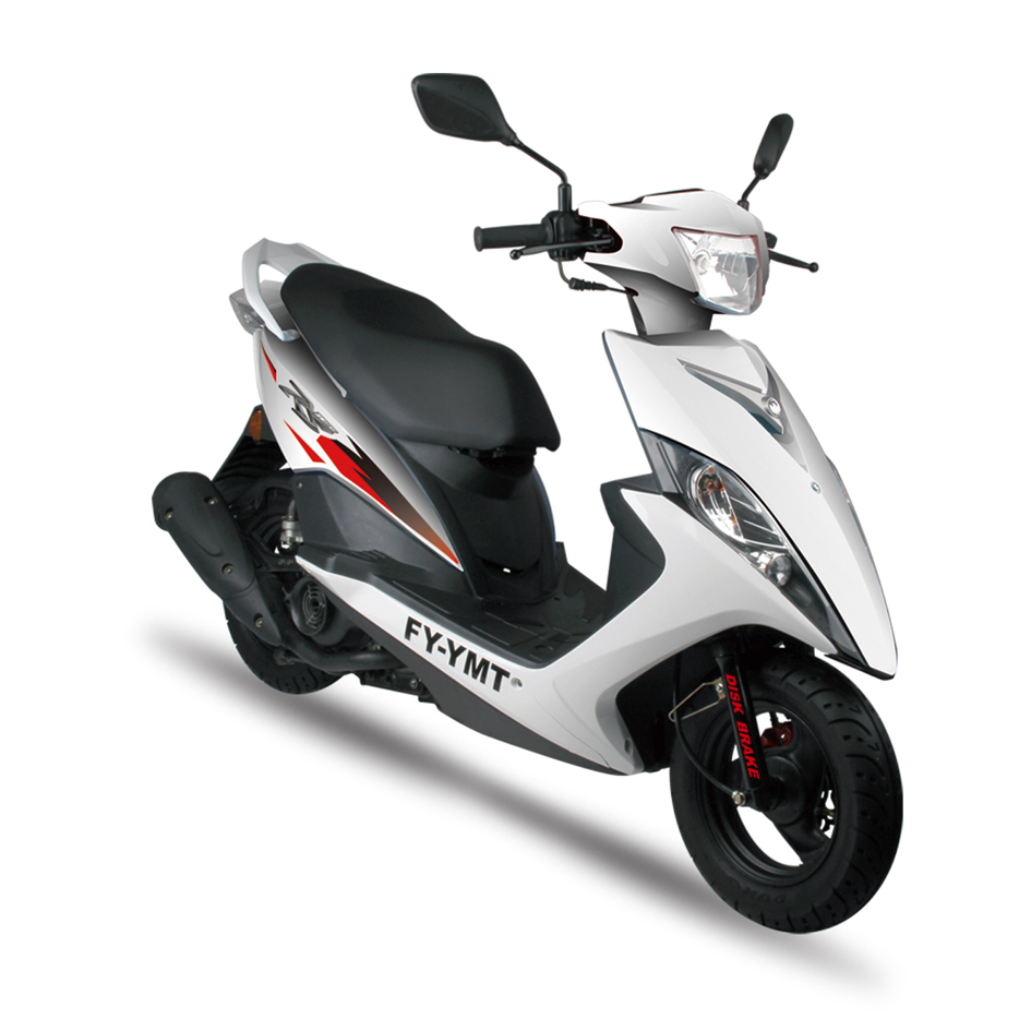 外观图片|更多>>车型图片车锐125:踏板新贵 赛车范飞鹰车锐125 踏板