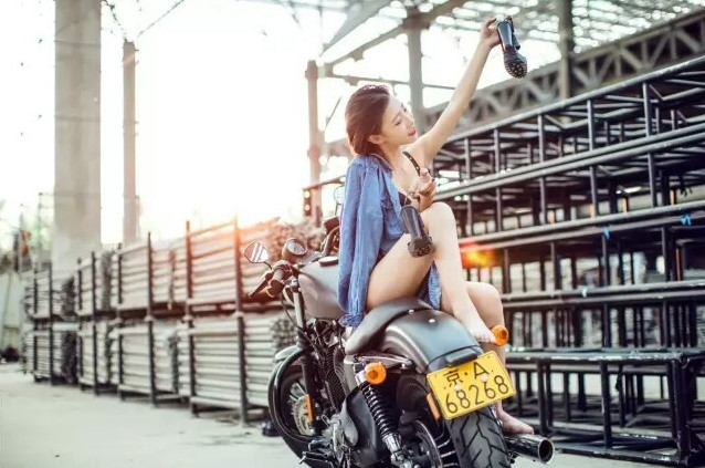 骑摩托车的女生运气不会差_川崎摩托车_杂闻_摩信网手机版